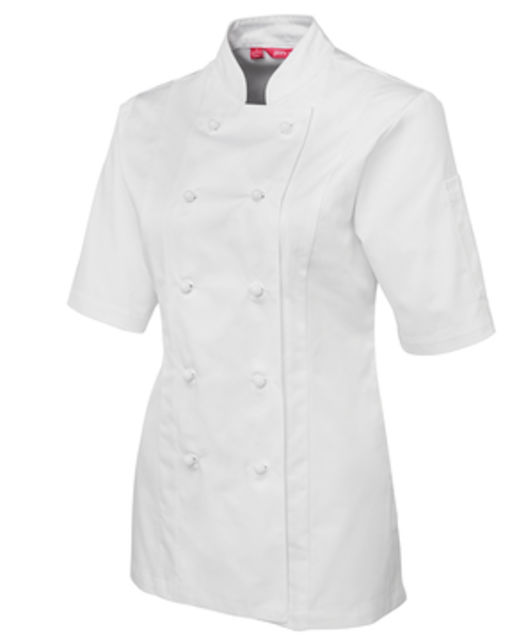 JB's Ladies Short Sleeve Chefs Jacket - Select Colour