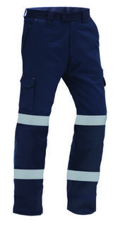Trouser Ripstop Cotton Taped Navy