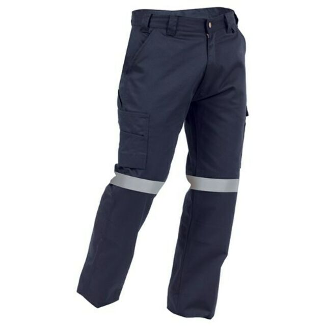 Trouser Cotton Taped Navy