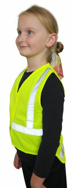 Caution Children's Hi-Vis Safety Vest Yellow