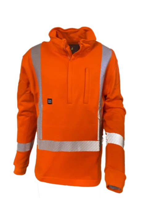 410gsm 22CAL TTMC D/N FR Cotton Orange Fleece