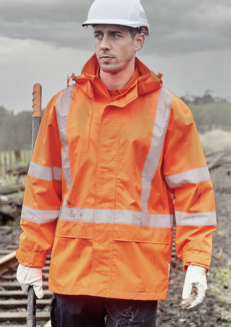 Mens TTMC-W23 Hi Vis X Back Ultralite Waterproof Jacket