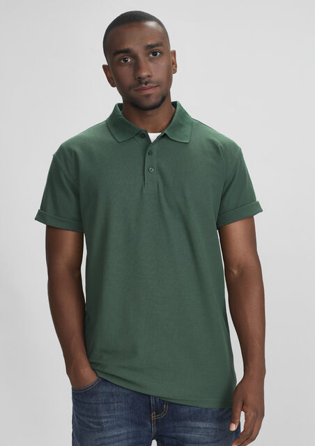 Mens Crew Short Sleeve Polo
