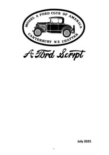 The Ford Script July 2025