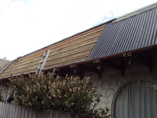 Replacing tile roof with colour steel