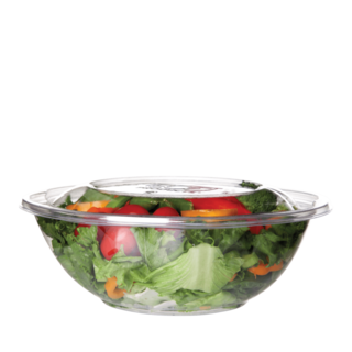 PLA Salad Bowl Plus Lid 64oz (1890ml) - Detpak