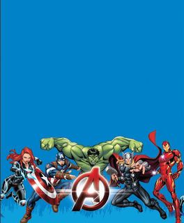 Avengers Plastic Table Cover