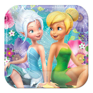 Tinker Bell Lunch Plates - 8 Pack