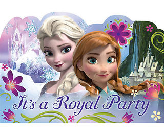 Disney Frozen Postcard Invitations - 8 Pack