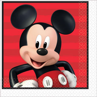 Mickey Mouse Lunch Napkin - 16 Pack