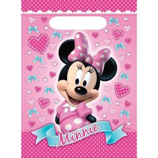 Minnie Mouse Loot Bag - 8 Pack