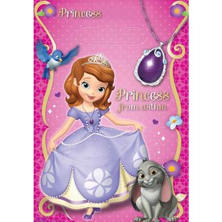 Sofia the First Loot Bags - 8 Pack