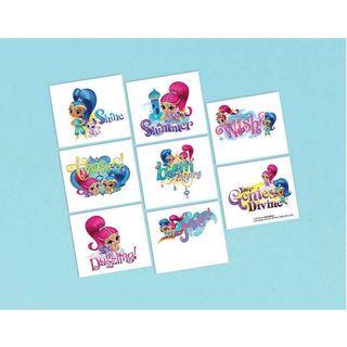 Shimmer and Shine Tattoos - 8 Pack