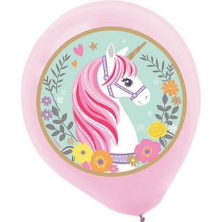 Magical Unicorn Latex Balloons - 5 Pack
