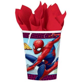 Spider-Man Webbed Wonder Party Cups - 8 Pack